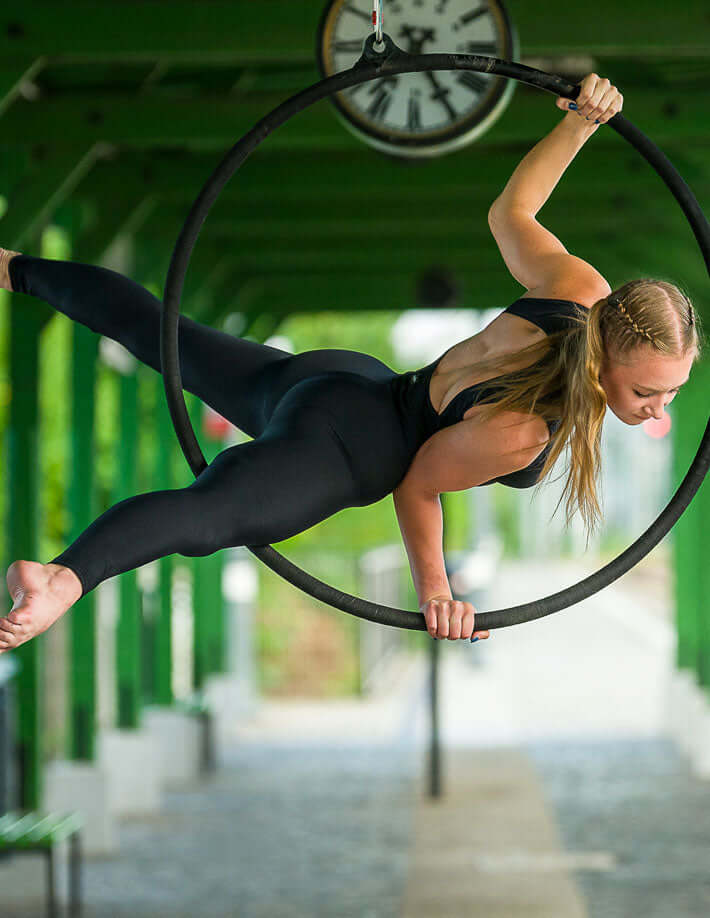 Aerial hoop unitard Luna | Leotard | Color: lilac | Leotard for gymnastics | Dragonfly Pole Dance Outfit and Bikram Yoga Unitard