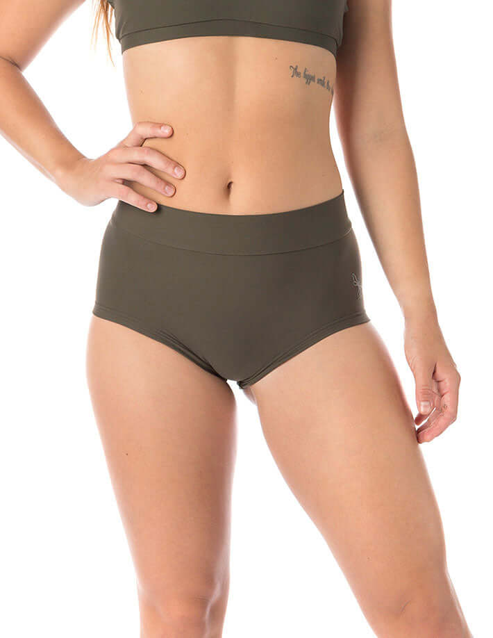 Pole shorts Mandy | Shorts | Color: khaki | Pole Shorts | Dragonfly Pole Dance Clothing and Bikram Hot Yoga Wear