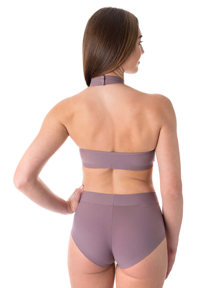 High neck sports bra Terri | Sports bra | Color: black | Women's sports bra | Dragonfly Pole Dance Clothes and Bikram Hot Yoga Outfit