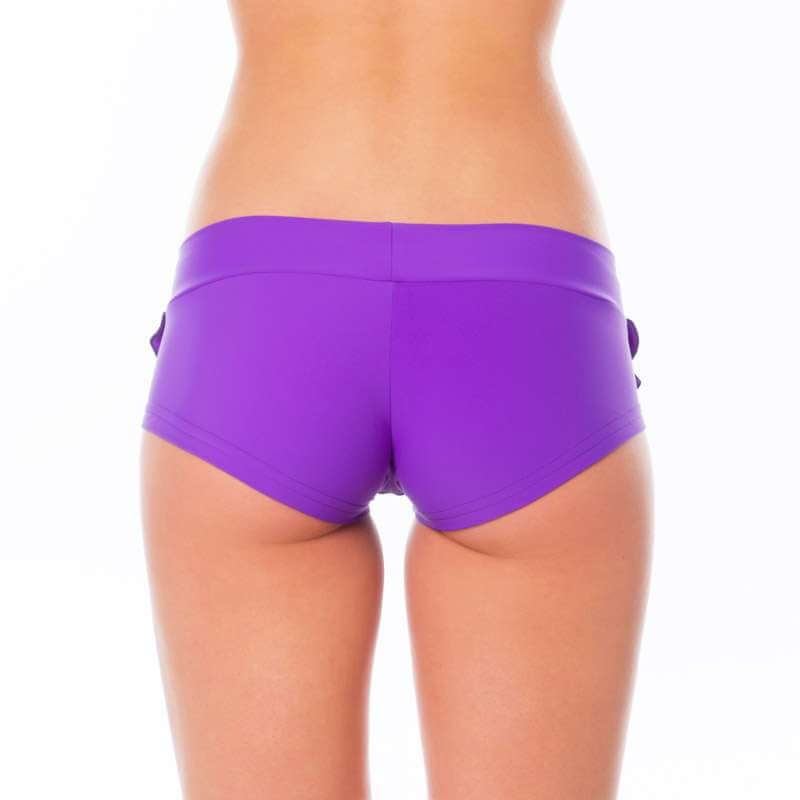 Hot pants frilled | Shorts | Color: mint | Pole Shorts | Dragonfly Pole Dance Clothing and Bikram Hot Yoga Wear