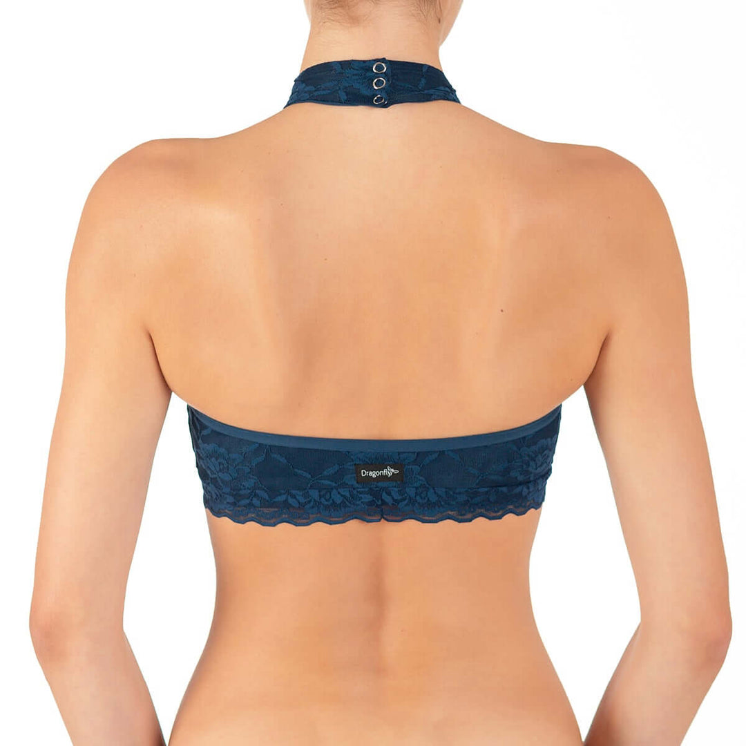 Lace sports bra Lisette | Sports bra | Color: red lace | Women's sports bra | Dragonfly Pole Dance Clothes and Bikram Hot Yoga Outfit
