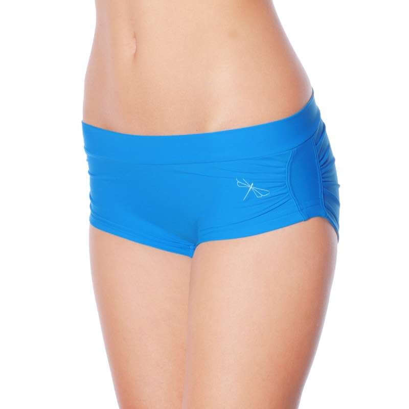 Nikita shorts | Shorts | Color: azure | Pole Shorts | Dragonfly Pole Dance Clothing and Bikram Hot Yoga Wear