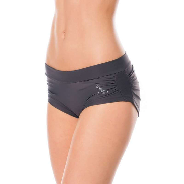 Nikita shorts | Shorts | Color: grey | Pole Shorts | Dragonfly Pole Dance Clothing and Bikram Hot Yoga Wear