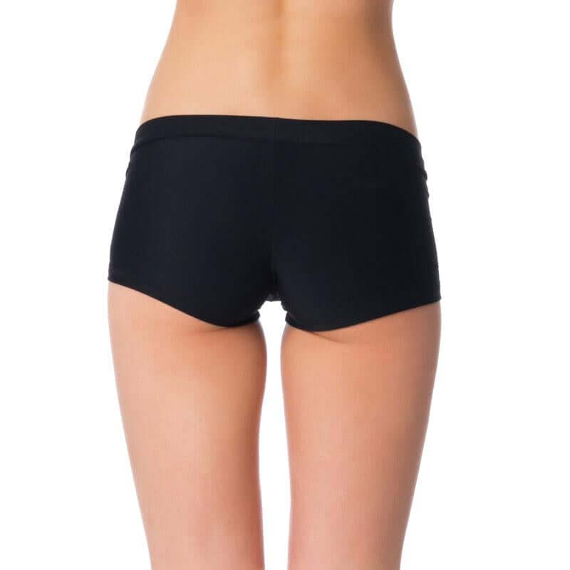 Pole fitness shorts Bella | Shorts | Color: ruby / black | Pole Shorts | Dragonfly Pole Dance Clothing and Bikram Hot Yoga Wear