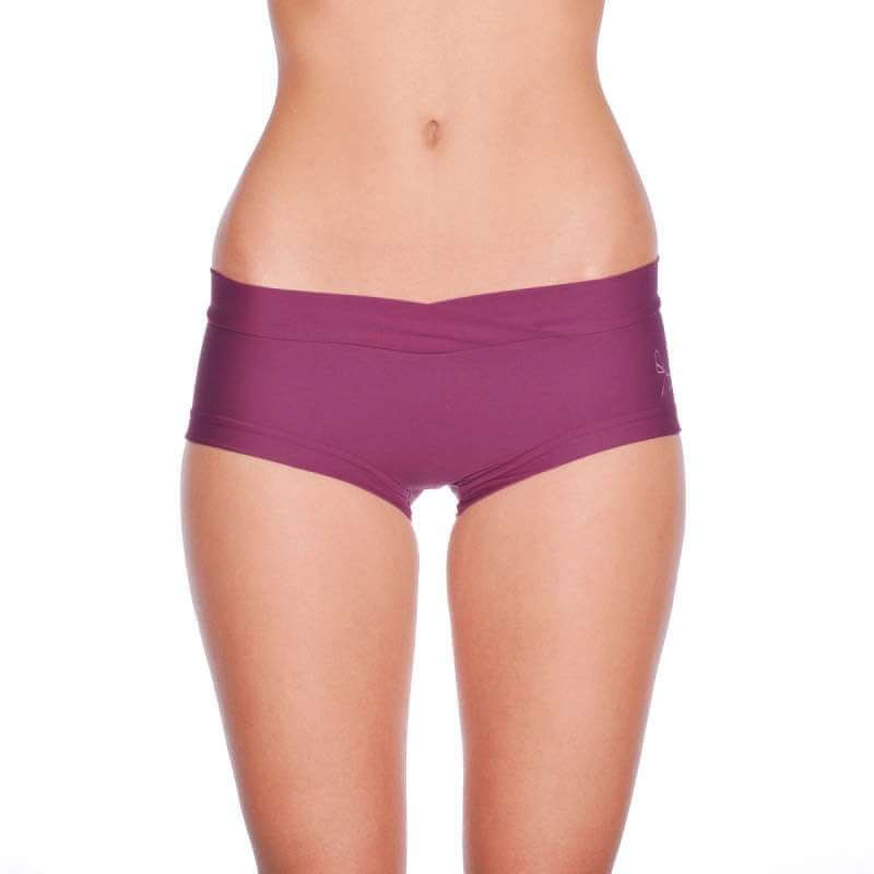 Vera pole shorts | Shorts | Color: ruby | Pole Shorts | Dragonfly Pole Dance Clothing and Bikram Hot Yoga Wear