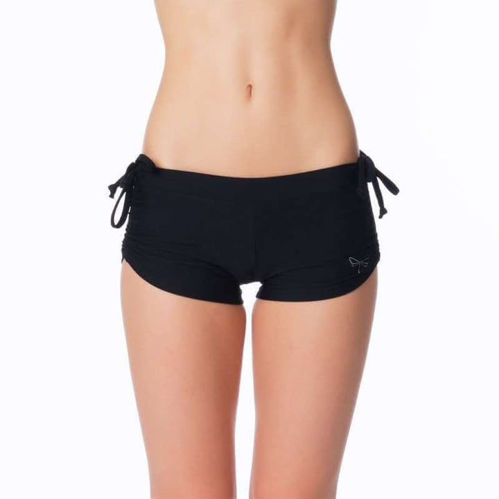Bikram yoga shorts Michelle | Bikram yoga shorts, low rise yoga shorts | Color: blue | Pole Shorts | Dragonfly Pole Dance Clothing and Bikram Hot Yoga Wear