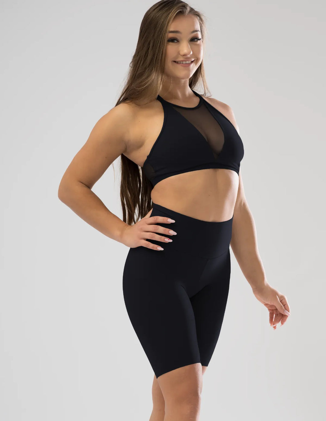 Kurze Leggings, Damen Yoga Shorts - Celine