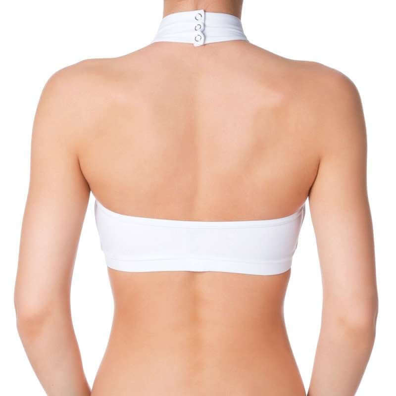 Halter sports bra Lisette | Neckholder Sport-BH | Color: petrol | Women's sports bra | Dragonfly Pole Dance Clothes and Bikram Hot Yoga Outfit
