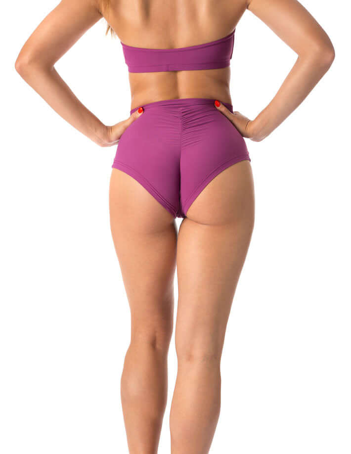 Scrunch pole shorts Lola | Shorts | Color: black | Pole Shorts | Dragonfly Pole Dance Clothing and Bikram Hot Yoga Wear
