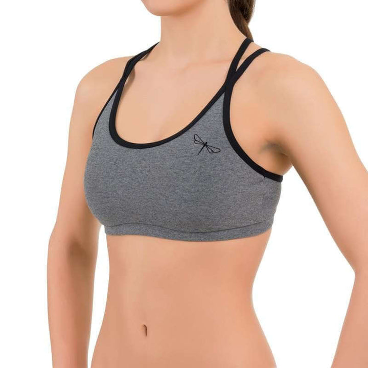 Pole dance sports bra Nicole | Sports bra | Color: black | Women's sports bra | Sportovní podprsenka | Sport-BH | Brassiere sport | Dragonfly Pole Dance Clothes and Bikram Hot Yoga Outfit
