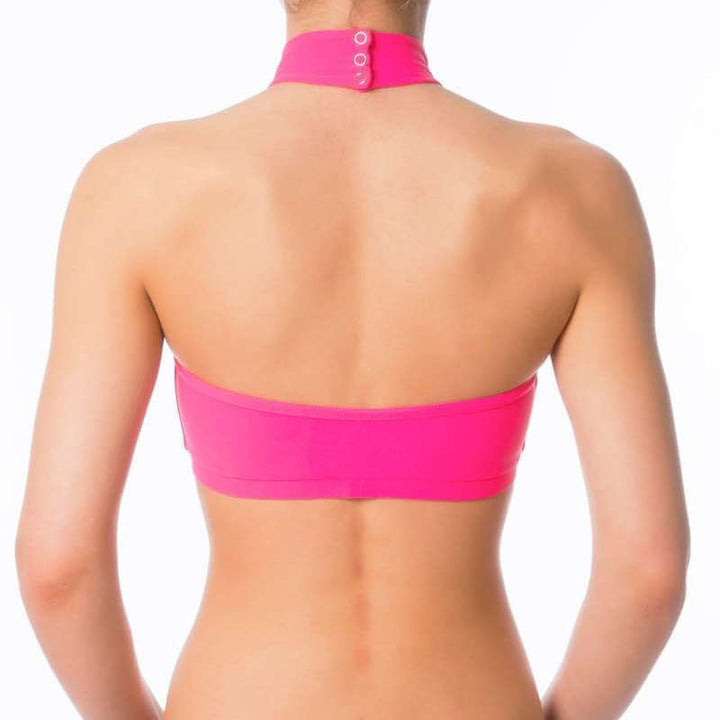 High neck sports bra Terri | Sports bra | Color: black | Women's sports bra | Dragonfly Pole Dance Clothes and Bikram Hot Yoga Outfit