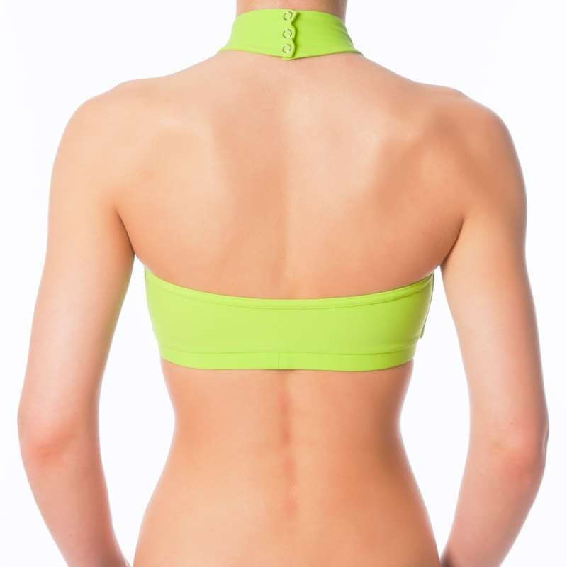 High neck sports bra Terri | Sports bra | Color: black | Women's sports bra | Dragonfly Pole Dance Clothes and Bikram Hot Yoga Outfit