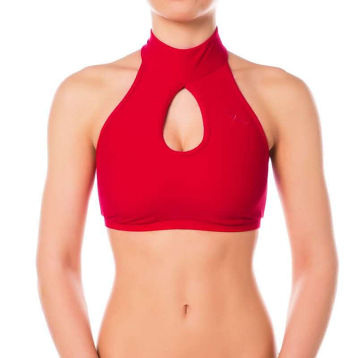 High neck sports bra Terri | Sports bra | Color: black | Women's sports bra | Dragonfly Pole Dance Clothes and Bikram Hot Yoga Outfit