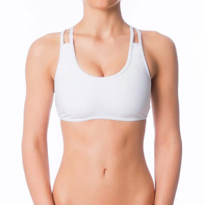 Doppel-Träger Sport-BH | Sports bra | Color: yellow | Women's sports bra | Dragonfly Pole Dance Clothes and Bikram Hot Yoga Outfit